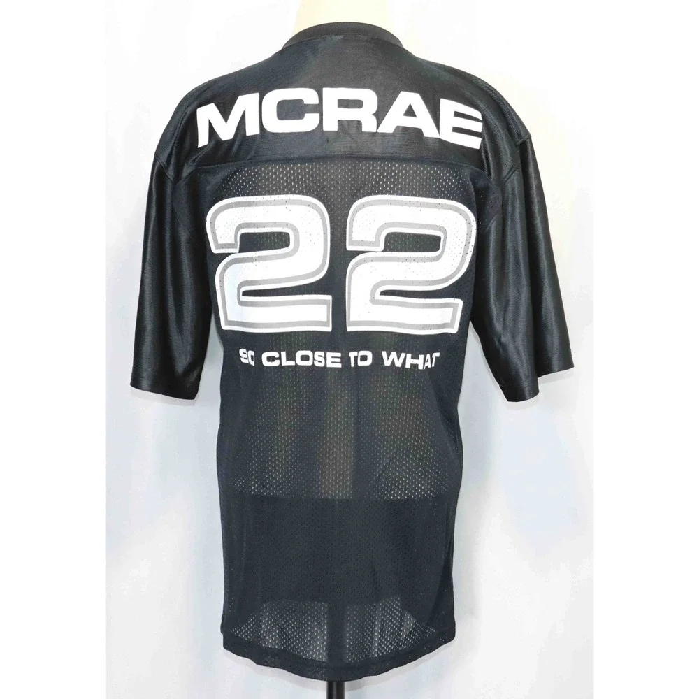 Tate McRae Miss Possessive 2025 Tour #22 Jersey Black Mesh McRae Adult Sz Small